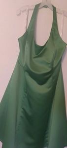 Shirt Green Halter Dress